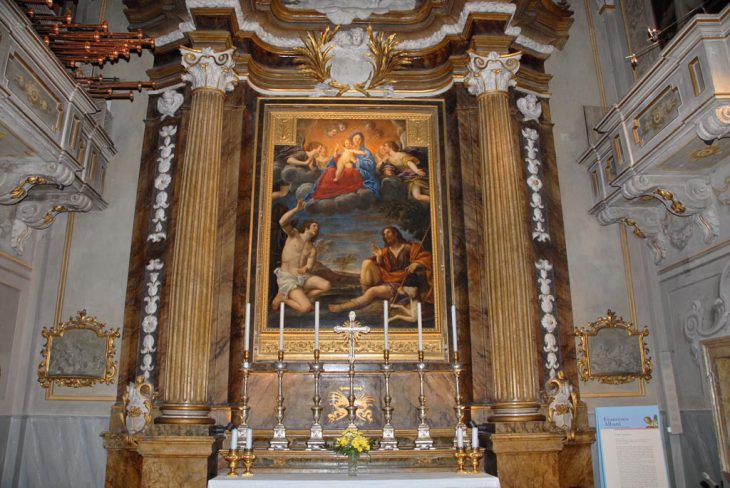 Cappella di San Sebastiano e San Rocco – Quadro dell’Albani