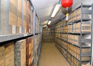 La sede, una vista dei locali dell'archivio storico