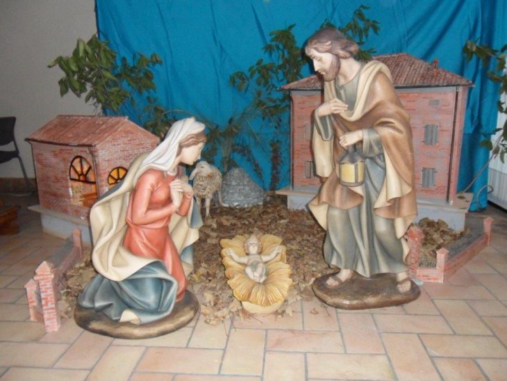 Presepe allestito presso la Casa Grande